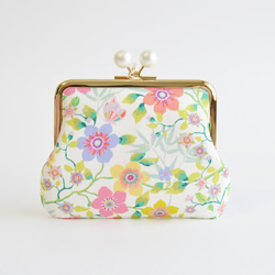 OOAK Liberty "Mini Pavilion" kiss lock cosmetic pouch [933] 第3張的照片