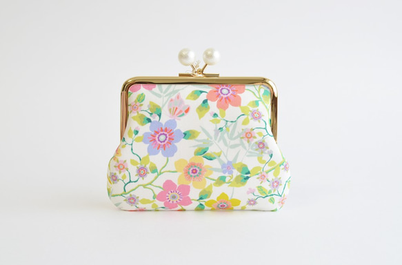 OOAK Liberty "Mini Pavilion" kiss lock cosmetic pouch [933] 第3張的照片