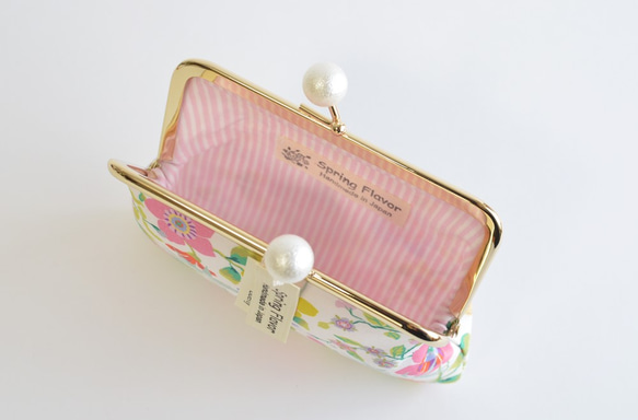 OOAK Liberty "Mini Pavilion" kiss lock cosmetic pouch [933] 第4張的照片