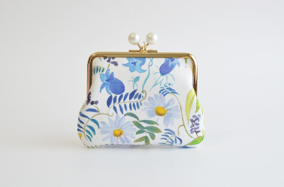 OOAK Liberty "Chartwell" kiss lock cosmetic pouch [934] 第2張的照片