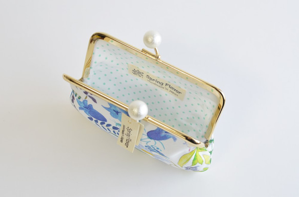 OOAK Liberty "Chartwell" kiss lock cosmetic pouch [934] 第4張的照片