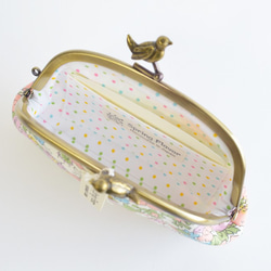 Liberty ”Cosmos Meadow" kiss lock purse with birds [930] 第4張的照片