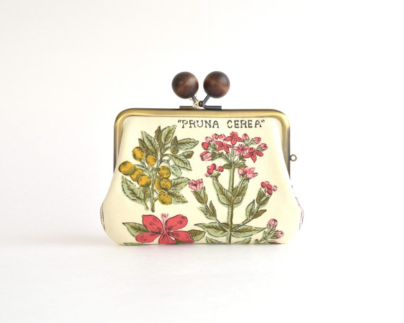 ▶SALE◀ Double clasp/frame purse - Botanical Flowers [905] 第3張的照片