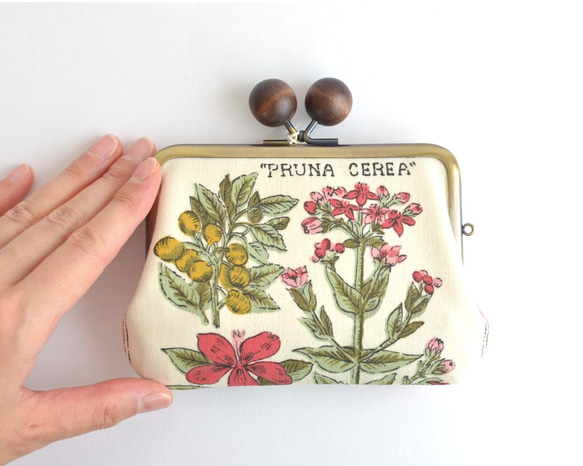 ▶SALE◀ Double clasp/frame purse - Botanical Flowers [905] 第7張的照片