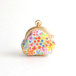 {花卉口金包} Mini coin purse - Liberty "Poppy's Meadow" [856] 第2張的照片