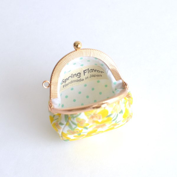 {花卉口金包} Mini coin purse - Liberty "Somerset Viola" [079] 第5張的照片