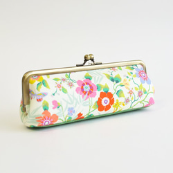 {花卉口金包} Floral pen case - Liberty "Mini Pavilion" [027] 第2張的照片