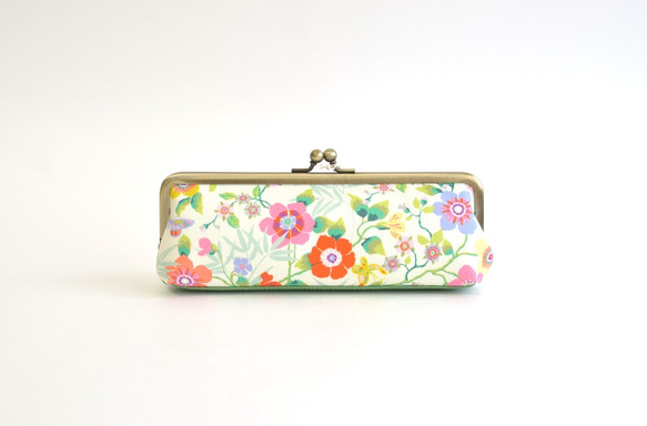 {花卉口金包} Floral pen case - Liberty "Mini Pavilion" [027] 第3張的照片