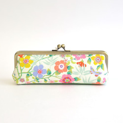 {花卉口金包} Floral pen case - Liberty "Mini Pavilion" [027] 第4張的照片