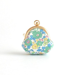 {花卉口金包} Mini coin purse - Liberty "Betsy"  Green [235] 第1張的照片