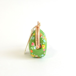 {花卉口金包} Mini coin purse - Green Garden Floral [081] 第2張的照片