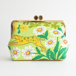 Scandi kiss lock cosmetic pouch(L) - Green - Jakten [153] 第3張的照片