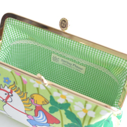 Scandi kiss lock cosmetic pouch(L) - Green - Jakten [153] 第6張的照片