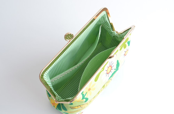 Scandi kiss lock cosmetic pouch(L) - Green - Jakten [153] 第8張的照片