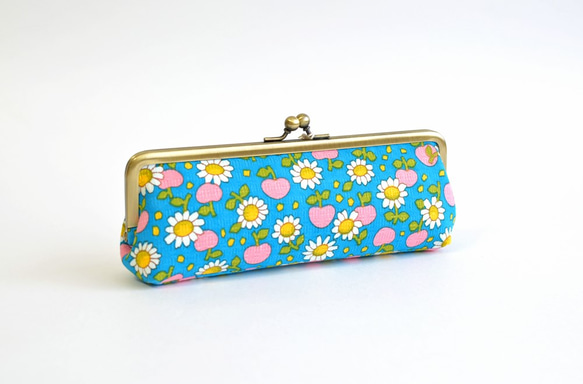 {花卉口金包} Floral pen case - Vintage Daisy & Apples [026] 第2張的照片