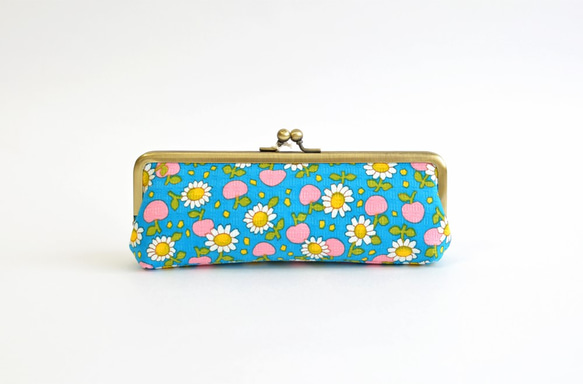 {花卉口金包} Floral pen case - Vintage Daisy & Apples [026] 第3張的照片