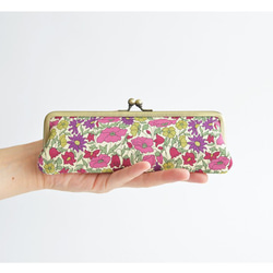 {花卉口金包} Floral pen case - Liberty ”Poppy and Daisy" [456] 第1張的照片