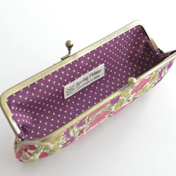 {花卉口金包} Floral pen case - Liberty ”Poppy and Daisy" [456] 第4張的照片