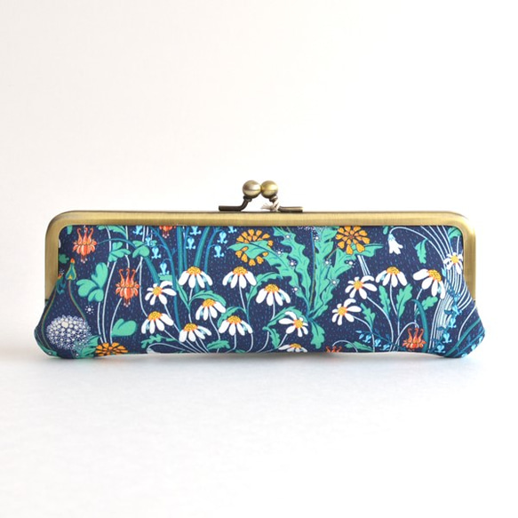 {花卉口金包} Floral pen case - Liberty ”Alpine Pasture" [536] 第2張的照片