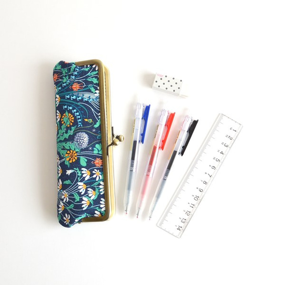 {花卉口金包} Floral pen case - Liberty ”Alpine Pasture" [536] 第7張的照片