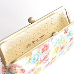 Retro floral small cosmetic pouch - Green Garden [459] 第6張的照片