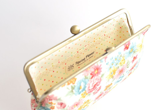 Retro floral small cosmetic pouch - Green Garden [459] 第6張的照片