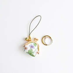 Tiny kiss lock purse with strap - Betsy / Green [330] 第5張的照片