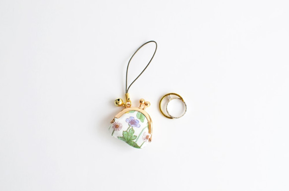 Tiny kiss lock purse with strap - Betsy / Green [330] 第5張的照片