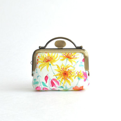 Unique frame pouch(S) - Liberty "Amber's Posy" multi [162] 第2張的照片