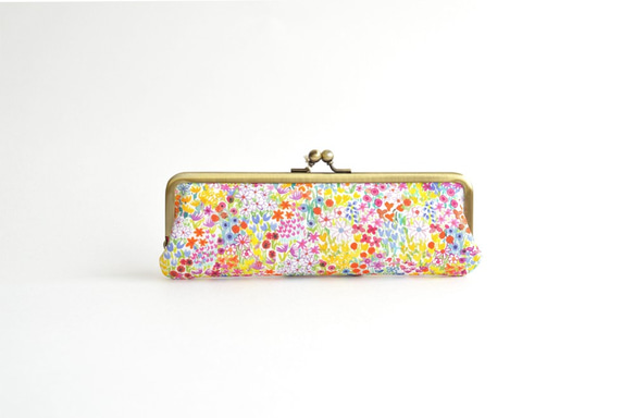 {花卉口金包} Floral pen case - Liberty ”Poppy's Meadow" [290] 第3張的照片