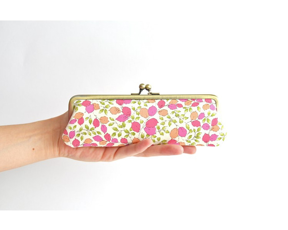 {口金包} Pencil case - Liberty ”Leafy Season" [291] 第1張的照片