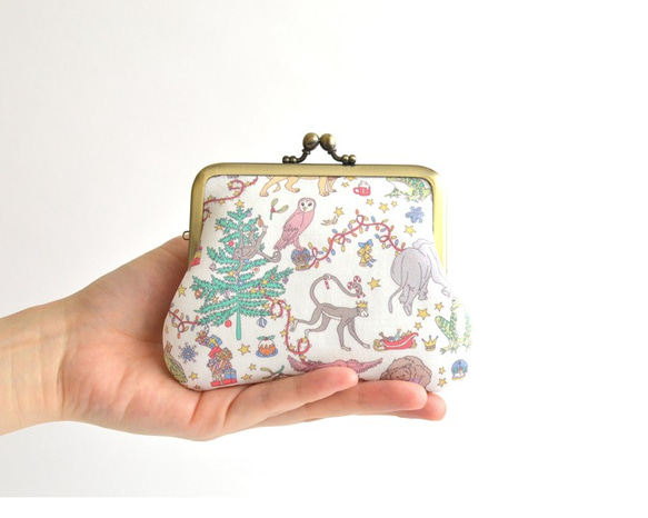 Frame purse(MS) - Liberty "Liberty Christmas" Mauve [927] 第1張的照片