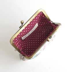 Frame purse(MS) - Liberty "Liberty Christmas" Mauve [927] 第5張的照片