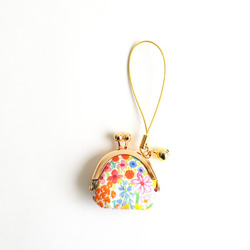 Tiny kiss lock purse with strap - Poppy's Meadow / Y [673] 第2張的照片