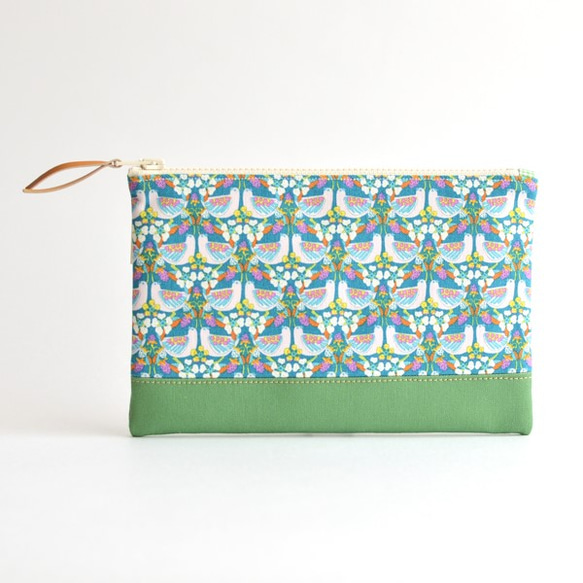 Liberty "Strawberry Feast" zipper pouch with cotton [241] 第1張的照片