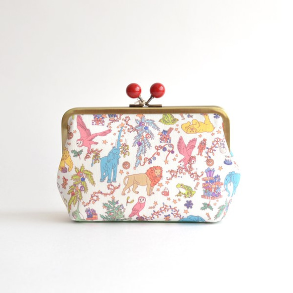 Kiss lock cosmetic pouch(M) - "Liberty Christmas"[173] 第3張的照片