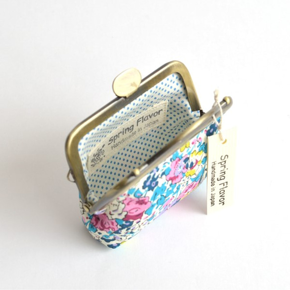 Unique frame pouch(S) - Liberty "Claire Aude" Blue [547] 第4張的照片