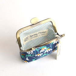 Unique frame pouch(S) - Liberty "Alpine Pasture" Navy [549] 第4張的照片