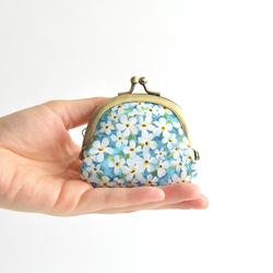 口金包 - Coin purse (S) - Liberty "Petal Wish" Blue [933] 第1張的照片