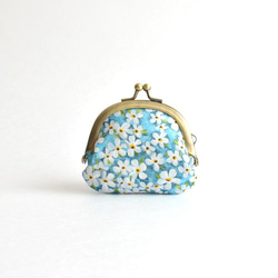 口金包 - Coin purse (S) - Liberty "Petal Wish" Blue [933] 第3張的照片