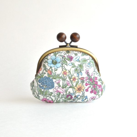 Candy frame purse (MS) - Liberty "Rachel" Light Blue [901] 第2張的照片