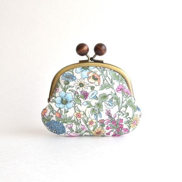 Candy frame purse (MS) - Liberty "Rachel" Light Blue [901] 第3張的照片