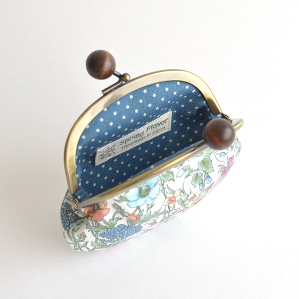Candy frame purse (MS) - Liberty "Rachel" Light Blue [901] 第4張的照片