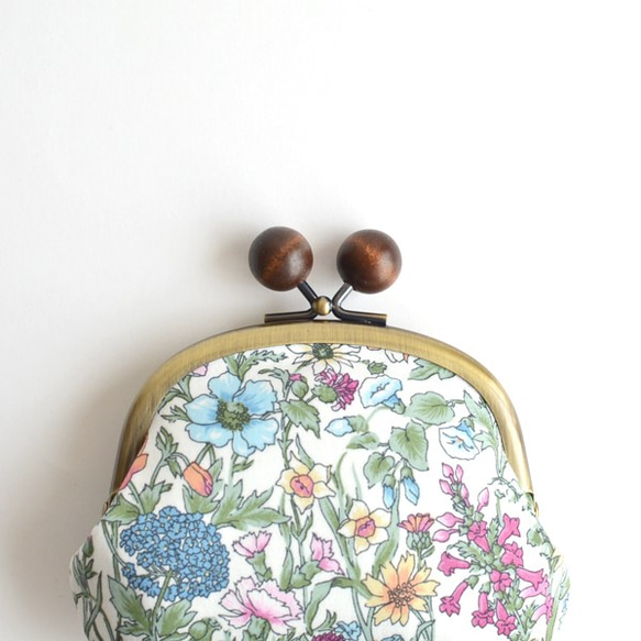 Candy frame purse (MS) - Liberty "Rachel" Light Blue [901] 第6張的照片