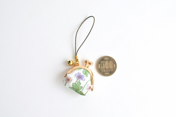 Tiny kiss lock purse with strap - American Flowers [019] 第7張的照片