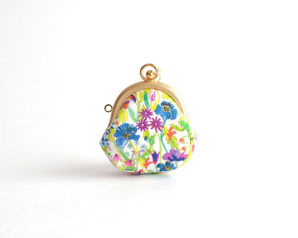 {花卉口金包} Mini coin purse - Liberty "Summer Posy" [455] 第1張的照片