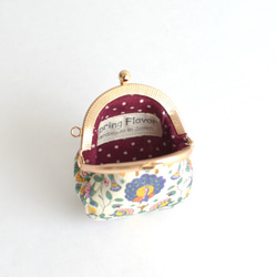 {花卉口金包} Mini coin purse - Liberty "Palmeira" [866] 第5張的照片