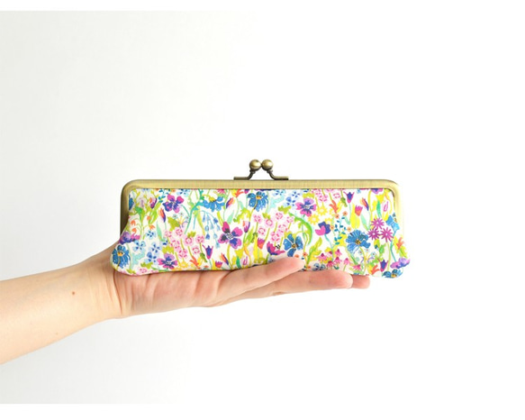 {花卉口金包} Floral pen case - Liberty ”Summer Posy" [881] 第1張的照片