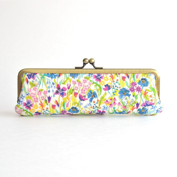 {花卉口金包} Floral pen case - Liberty ”Summer Posy" [881] 第2張的照片