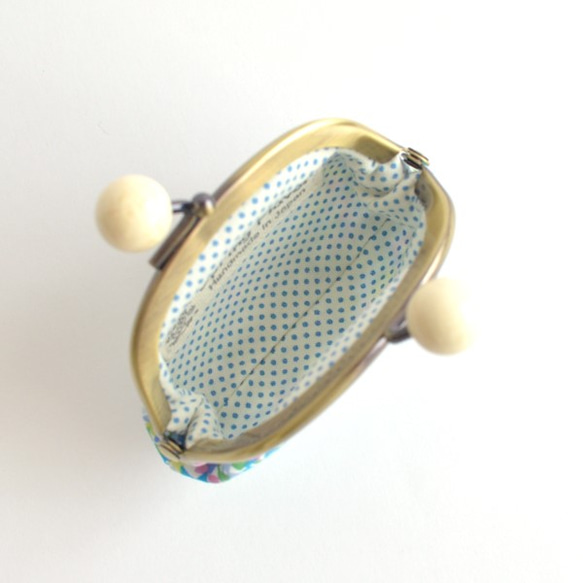 Candy frame purse(S) - Liberty "Fluttering" Blue[913] 第5張的照片